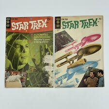 STAR TREK #3 and 4 Gold Key Comics NIMOY Shatner Spock Kirk Photo Cover 1968 VTG picture