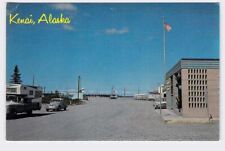 PPC Postcard AK Alaska Kenai Post Office And American Flag Established 1791 Russ picture
