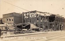H99/ Lorain Ohio RPPC Postcard 1924 Tornado Disaster KP Lodge Reagan188 picture