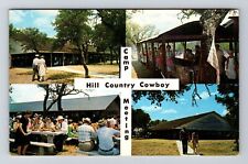 Mountain Home TX-Texas, Hill Country Cowboy Camp Meeting Vintage Postcard picture