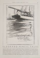 1931 Print Ad Eldorado Drawing Pencils Drawing of Sailing Ship Jersey City,NJ picture
