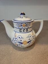 ESTATE Vintage 1950s Japan Heritage Tea Pot By Royal Sealy  BLUE decor picture
