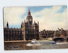 Postcard Hoverbus on the River Thames, London, England picture