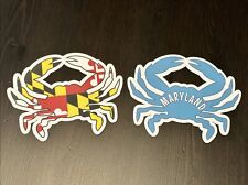 Maryland Blue Crab Weatherproof Vinyl Sticker- 3 Size Options- 2 Styles picture
