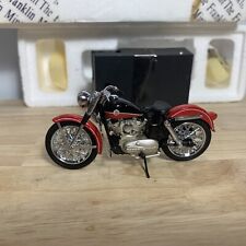 Rare FRANKLIN MINT - 1957 HARLEY DAVIDSON SPORTSTER Die Cast 1:24 Scale B11WC25 picture