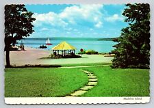 Madeline Island La Pointe Wisconsin Vintage Unposted Postcard picture