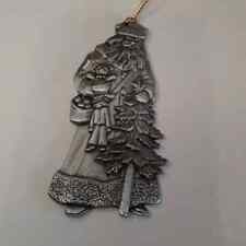 Avon 1993 Pewter Father Christmas Ornament picture