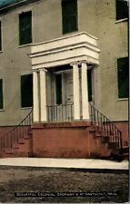 Nantucket Massachusetts Beautiful Colonial Doorway  Vintage Postcard  picture