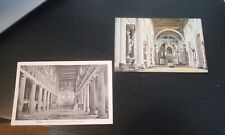 1920s Postcard's Rome Italy, Basilica di  San Lorenzo & San Giovanni in Laterano picture