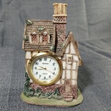 DECORATIVE COUNTRY COTTAGE CLOCK DESK MANTLE TABLE - NEWPORT - NEW BATTERY picture