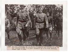 1918 1st Division General Pershing and Summerall at Vertuzey France News Photo picture