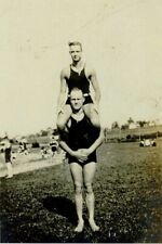 Two stacked 1930s swimmers gentleman's gay photo collection 4x6 picture