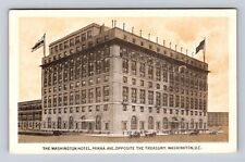 Washington DC, The Washington Hotel Advertising, Antique, Vintage Postcard picture
