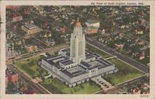 Air View of State Capitol in Lincoln, Nebraska Postcard picture