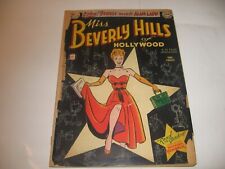 Miss Beverly Hills of Hollywood #1  Golden Age PRE CODE DC Comic Book 1949 picture