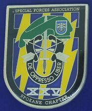 US Army Special Forces Association Spokane Washington Numbered Challenge Coin X2 picture
