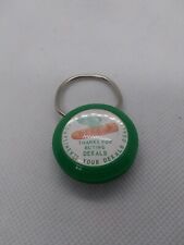 Vintage Green Dekalb Corn Seed Thanks For Buying Keychain picture