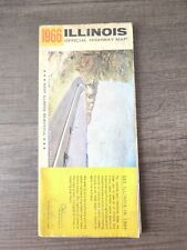 State of Illinois Official Highway Road Map 1966 picture