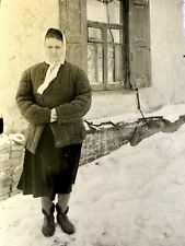 1960s Female Adult Rural Woman Vintage Photo Snapshot picture