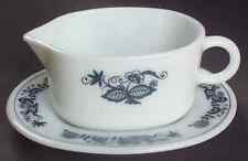 Corning Old Town Blue  Gravy Boat & Underplate 88662 picture