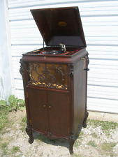 BEAUTIFUL Heavy Carved Antique BRUNSWICK Wind-Up Phonograph Record Player 78RPM picture