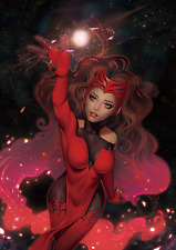 SCARLET WITCH ANNUAL #1 UNKNOWN COMICS R1C0 EXCLUSIVE VIRGIN VAR (06/21/2023) picture