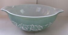 PYREX RARE CINDERELLA 1960 PROMOTIONAL 4 QT SALAD BOWL, TEAL,   HARD-TO-FIND picture