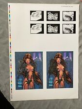 Witchblade Board Print 50 x 69 Trading Cards 1996 IN Excellent Condition picture