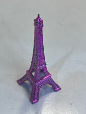 EIFFEL TOWER STATUE-METAL-3 INCH - METALIC PINK- picture