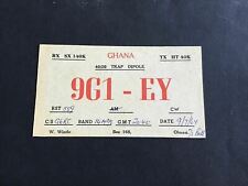 Vintage QSL Radio communication card Ghana 1964  R37495 picture