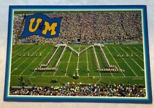 The University Of Michigan Marching Band. Postcard (N2) picture