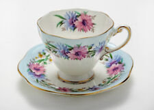 Foley Blue Cornflower Tea Cup & Saucer, Fabulous Condition picture