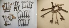 43  Antique Lot of Keys, Skeleton, Clock, Germany, AT&SF, R&E, Ansonia, Corbin picture