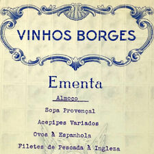 Vintage 1938 Grande Hotel Do Parque Borges Wines Menu List Portugal picture
