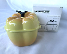 LE CREUSET Bell Pepper Petite Casserole, Covered Vintage NEW IN BOX picture