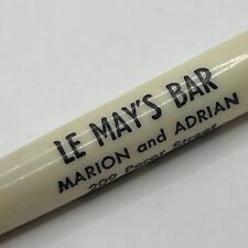 VTG Ballpoint Pen Le May's Bar Marion & Adrian Oconto Wisconsin picture