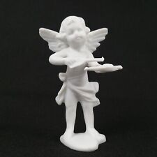 Vintage Miniature Porcelain Cupid Angel Figurine White Made In Germany picture