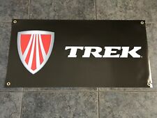 Trek bicycles banner sign shop garage mountain bike cycling MTB trail downhill picture