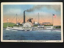 Vintage Postcard 1934 Steamer Mt. Washington Lake Winnipesaukee New Hampshire picture