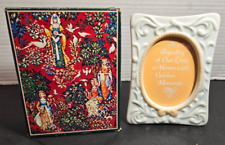 AVON Vintage Tapestry Collection Porcelain Picture Frame 1981 5