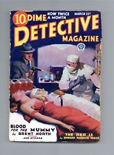 Dime Detective Magazine Pulp Mar 15 1933 Vol. 5 #2 FN picture