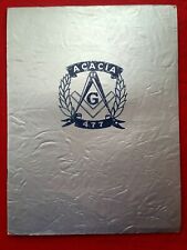 Freemason Silver Jubilee Celebration of Acacia Lodge Michigan 1940 masonic  picture