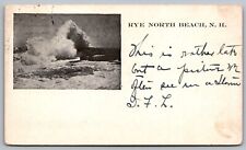 Rye North Beach New Hampshire Shoreline Oceanfront Coast Ocean Antique Postcard picture