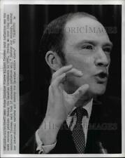 1969 Press Photo Prime Minister Pierre Elliot Trudeau During News Conference picture