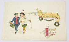 Christmas Embossed Postcard C-174 picture