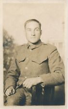 c1914-1918 WWI World War One Soldier in Uniform Photograph picture
