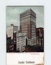 Postcard View Showing Farmers Bank Building and Oliver Building Pittsburg PA picture