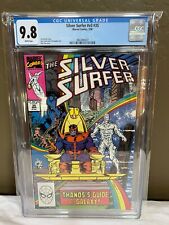Silver Surfer #v3 #35 CGC 9.8; Thanos & Drax; White pages picture