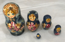 Russian Petite Nesting Doll Set Blue picture