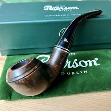 Peterson Dublin Filter Smooth Bent Rhodesian (999) 9mm Filter Fishtail Pipe New picture